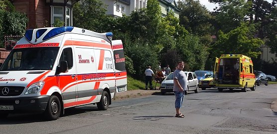 Unfallstelle Wallroth/K&auml;the-Kollwitz-Stra&szlig;e (Foto: nnz)