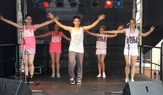 Auftritt beim Altstadtfest (Foto: I. Heller)