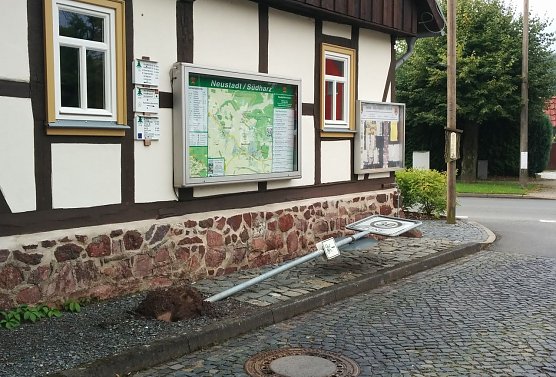 Sinnlos zerstört (Foto: privat) Sinnlos zerstört (Foto: privat)