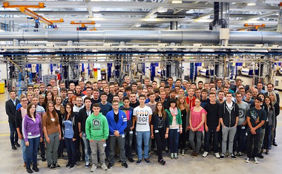 WAGO begr&uuml;&szlig;t 85 neue Auszubildende und Studenten (Foto: Wago)