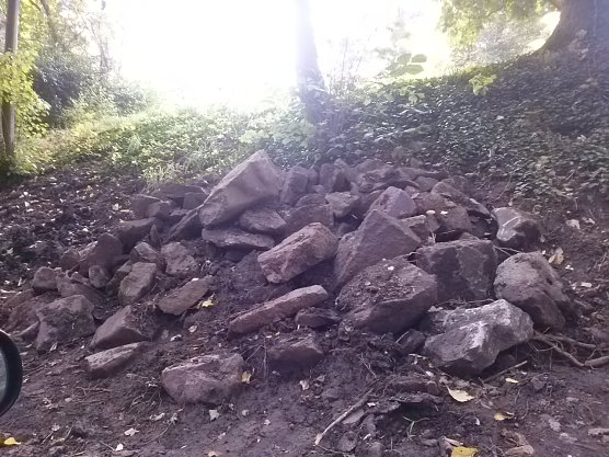 Solche Brocken k&ouml;nnen nun nicht mehr herunterst&uuml;rzen (Foto: Angelo Glashagel)