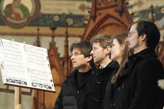 Zu Gast in der Basilika (Foto: Agentur)