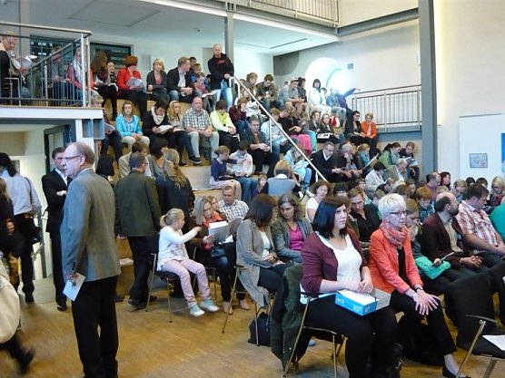 R&uuml;ckschau auf 8. Jugendkunstbiennale (Foto: Fred B&ouml;hme)