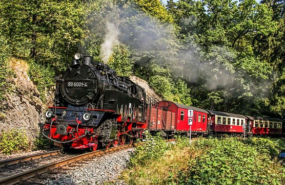 Auch im Landkreis Nordhausen dampft es weiter (Foto: HSB/Bahnsen)