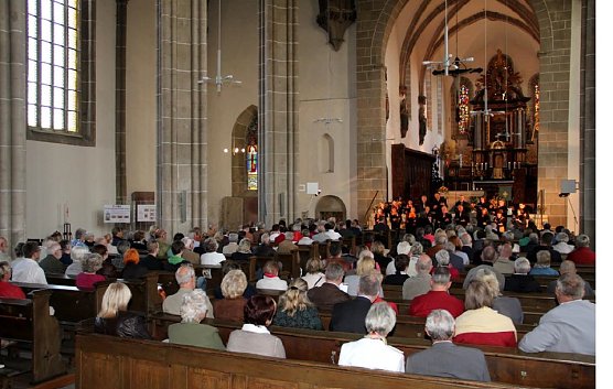 Blick in den Nordhäuser Dom (Foto: Dr. Friedrich Kray) Blick in den Nordhäuser Dom (Foto: Dr. Friedrich Kray)