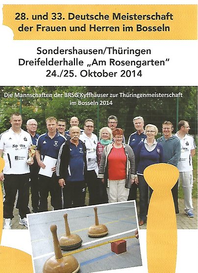 Deutsche Meisterschaften im Bosseln (Foto: Landratsamt Kyffh&auml;userkreis)