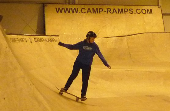 In der Skaterhalle (Foto: Karl-Heinz Herrmann) In der Skaterhalle (Foto: Karl-Heinz Herrmann)