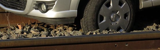 Im Schotterbett (Foto: nnz)