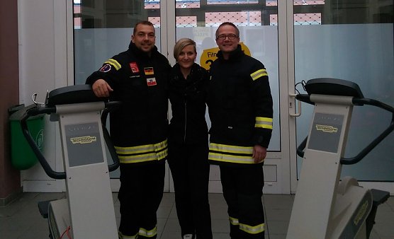 Trainieren f&uuml;r die Firefighter Challenge  (Foto: privat)
