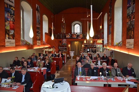 Auf der Fachwerk Triennale waren die Erfahrungen und Ideen der Bleicher&ouml;der gefragt (Foto: Stadtverwaltung Bleicherode)