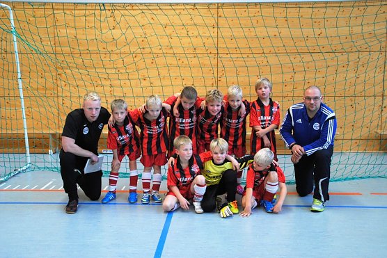 Zeigten auch in der Halle souver&auml;ne Leistungen: die F-Jugend von Wacker 90 Nordhausen (Foto: Kathrin Oppernberger)