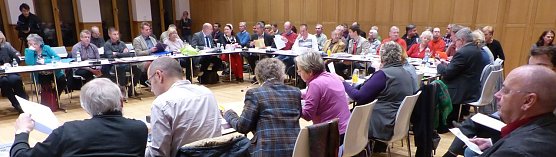 Blick in den Stadtrat und auf die G&auml;ste (Foto: nnz)