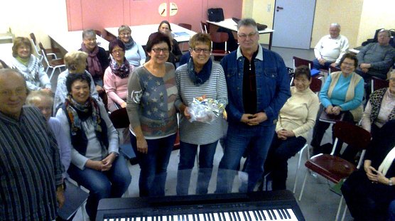 Bei Probe &uuml;berrascht (Foto: H.-U. Kothe)