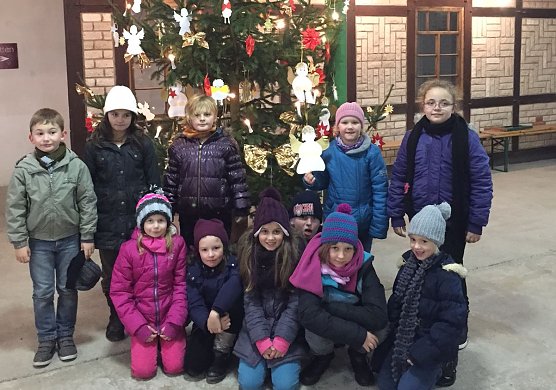 Weihnachtsbaum in Heringen geschmückt (Foto: privat) Weihnachtsbaum in Heringen geschmückt (Foto: privat)