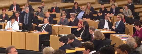 Blick in den Landtag (Foto: privat) Blick in den Landtag (Foto: privat)