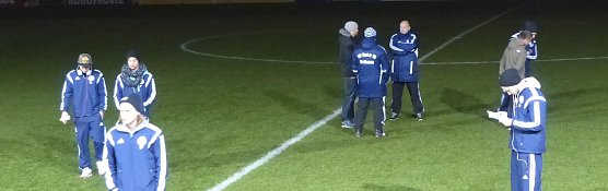 Erste Platzinspektion (Foto: nnz) Erste Platzinspektion (Foto: nnz)