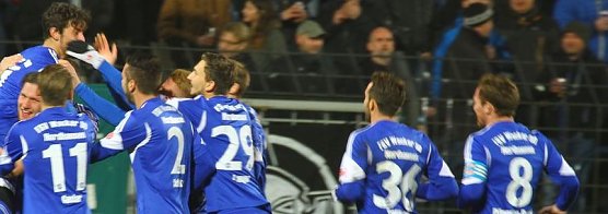 Freude über das erste Tor für Wacker (Foto: Bernd Peter) Freude über das erste Tor für Wacker (Foto: Bernd Peter)