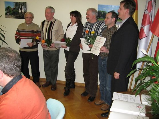 Ehrung in Ellrich (Foto: Stadtverwaltung)