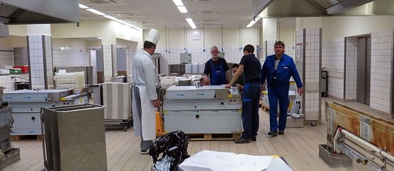 Blick in die Küche des Klinikums (Foto: Südharz Klinikum Nordhausen) Blick in die Küche des Klinikums (Foto: Südharz Klinikum Nordhausen)