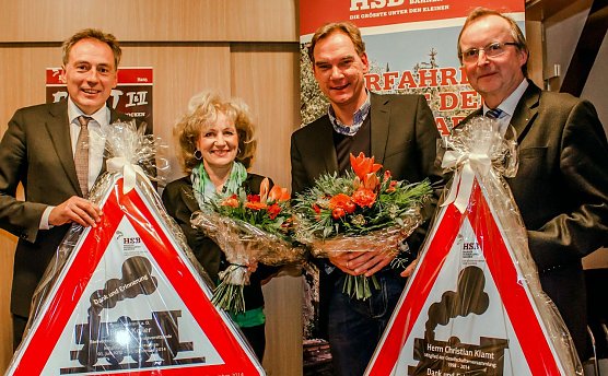 Keller und Klamt verabschiedet (Foto: HSB/Bahnsen)