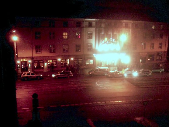 Trouble am Kino (Foto: nnz) Trouble am Kino (Foto: nnz)