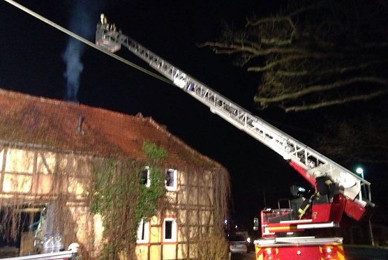 Einsatz in Holbach (Foto: Feuerwehr Liebenrode) Einsatz in Holbach (Foto: Feuerwehr Liebenrode)