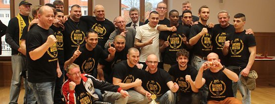 Die Boxer des Nordh&auml;user Sportvereins wurden heute im B&uuml;rgerhaus geehrt (Foto: Angelo Glashagel)