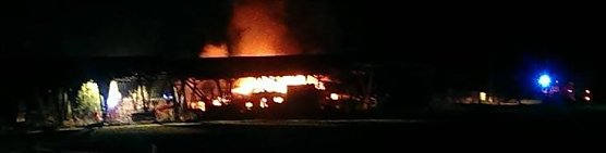 Brandstiftung in Hainrode (Foto: Feuerwehr Nohra)