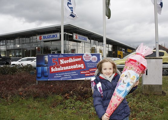 Mathilda freut sich schon auf den Schulranzentag (Foto: Fischer/AH Peter)