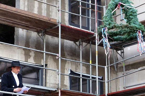 Richtfest an der Geseniusstra&szlig;e (Foto: nnz)