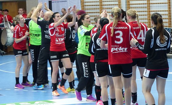 Geschafft - THC mit einem Bein im Viertelfinale (Foto: nnz) Geschafft - THC mit einem Bein im Viertelfinale (Foto: nnz)