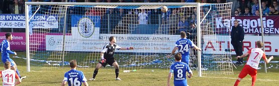 Das 0:1 für die Gäste aus Zwickau (Foto: nnz) Das 0:1 für die Gäste aus Zwickau (Foto: nnz)