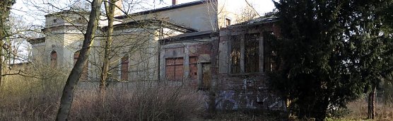 Die Villa am Lindenhof - Innen "arbeitet" der Schwamm (Foto: nnz)