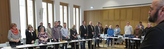 Schweigeminute (Foto: nnz) Schweigeminute (Foto: nnz)