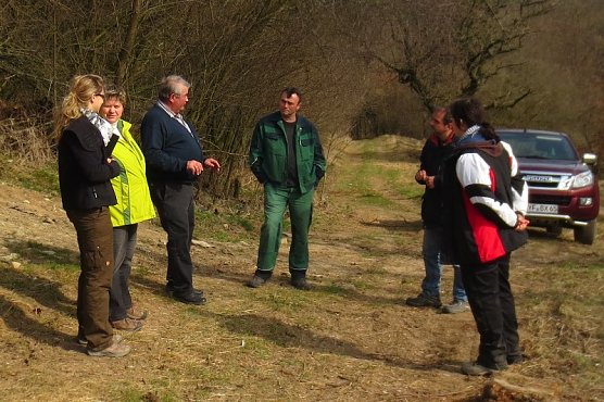 Abnahme der Flächen (Foto: privat) Abnahme der Flächen (Foto: privat)