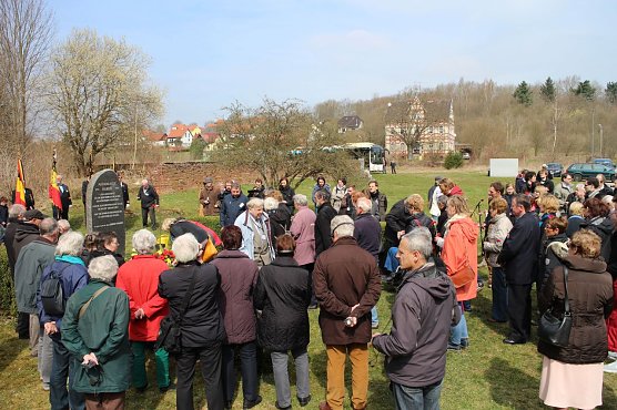 Gedenken zum 70. Jahrestag der Befreiung des Au&szlig;enlagers Ellrich-Julius H&uuml;tte (Foto: Angelo Glashagel)