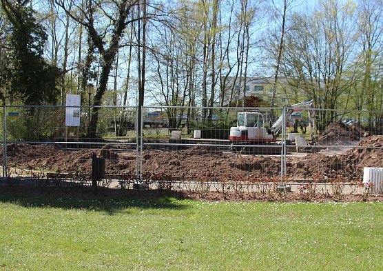 Bauarbeiten haben begonnen (Foto: P. Grabe|Stadtverwaltung Nordhausen)