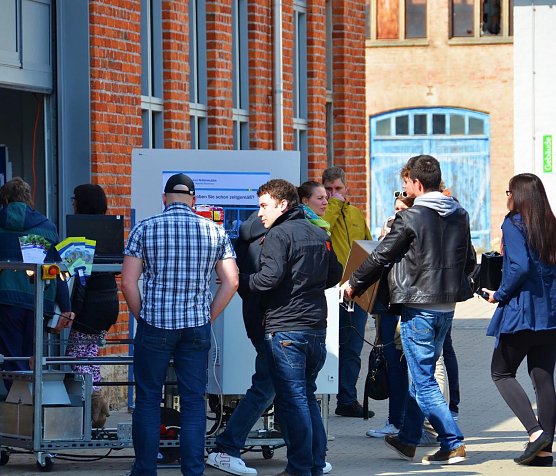 Einfach mal ausgetauscht (Foto: Tina Bergknapp/HSN)