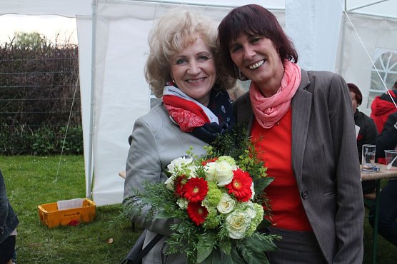 Brigit Keller und Heike Umbach: "Nach dem Wahlkampf ist vor dem Wahlkampf" (Foto: Angelo Glashagel)