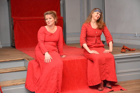 Die Protagonistinnen des Abends: Sabine Kolbe und Kerstin Otto (Foto: Agentur)