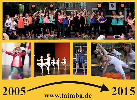 Gro&szlig;e und Kleine Eleven haben in den vergangenen 10 Jahren bei Taimba tanzen gelernt (Foto: Tanzsschule Taimba)