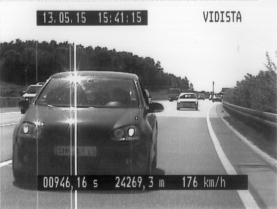 Foto aus dem Videowagen der Autobahnpolizei (Foto: AUTOBAHNPOLIZEIINSPEKTION) Foto aus dem Videowagen der Autobahnpolizei (Foto: AUTOBAHNPOLIZEIINSPEKTION)