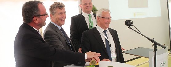 Nordhausens Biomethangasanlage wurde heute vom Test- in den Regelbetrieb &uuml;berf&uuml;hrt (Foto: Angelo Glashagel)