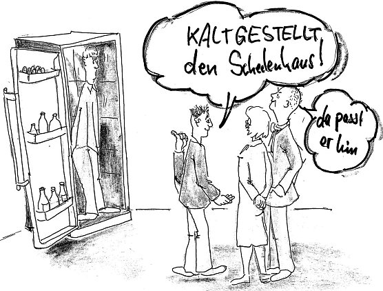 Karikatur (Foto: Martin H&ouml;fer)