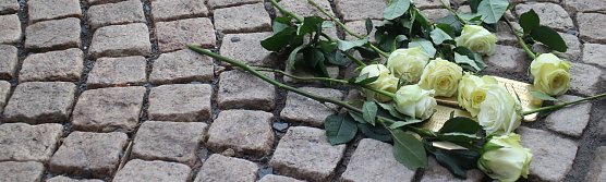 Hermann Bacharach, Paual Speier, Karoline Steinberg - drei neue Stolpersteine f&uuml;r Nordhausen (Foto: Angelo Glashagel)