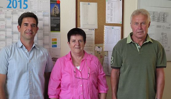 Von links: Sven Unger, Ingetraud, Hans-Joachim Junker (Foto: NUV)