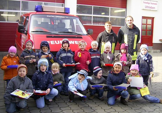 Brandschutz im Kindergarten (Foto: FFW Uthleben)