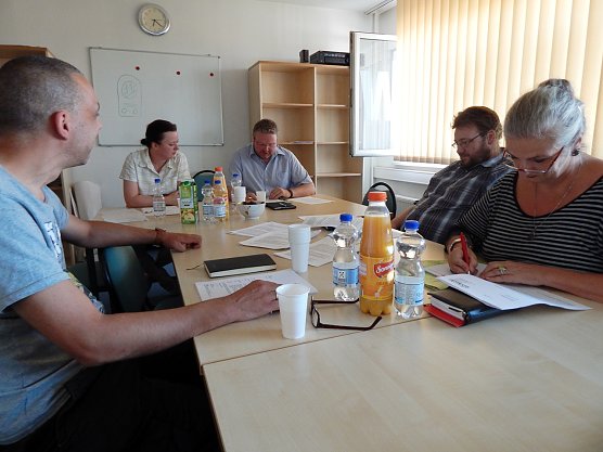 Die Vereinsmitglieder des Offenen Kanals Nordhausen trafen sich zum ersten Mal in diesem Jahr (Foto: Sandra Witzel)