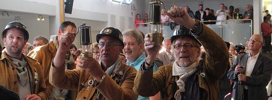 Zum Bergmannsfestes wurde in Sollstedt auch die neue Festhalle er&ouml;ffnet (Foto: Angelo Glashagel)