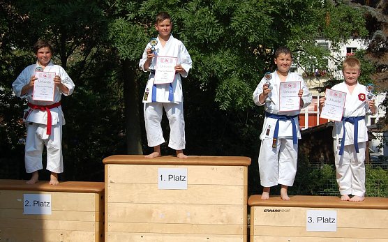 Auf dem Treppchen (Foto: S. Schr&ouml;ter)